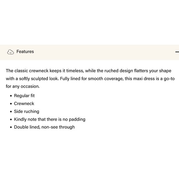 OGL  Eco-SkinKiss Breezy Cooling Side Ruched Maxi Dress In Sahara Size Large - Picture 8 of 16